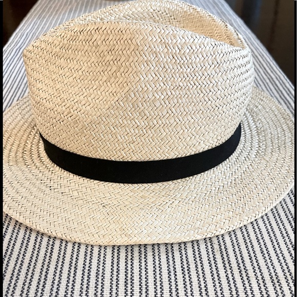 Brixton Let’s III Fedora Straw Hat Tan /Black - Picture 3 of 5
